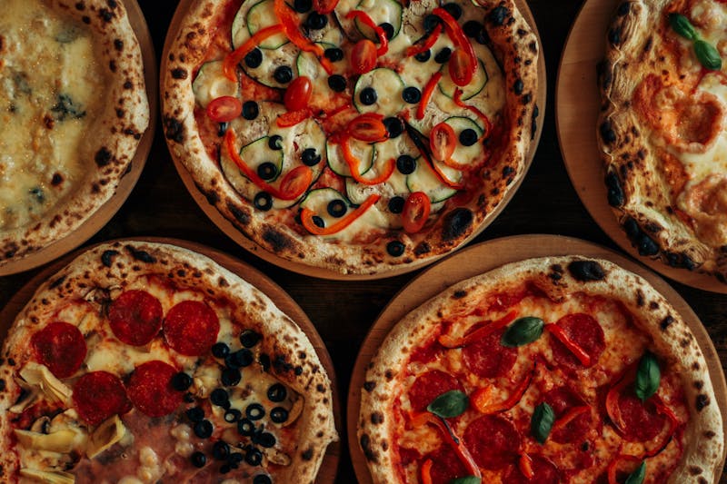 Thunderdome pizza with spicy pepperoni and hot honey drizzle